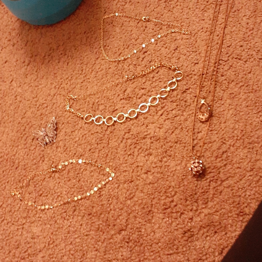 4 necklaces